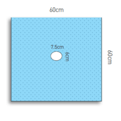 Picture of Drape Fenestrated Waterproof 60 X 60cm