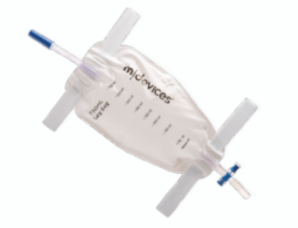 Picture of Leg Bag Sterile Short Tube 500mL Tap