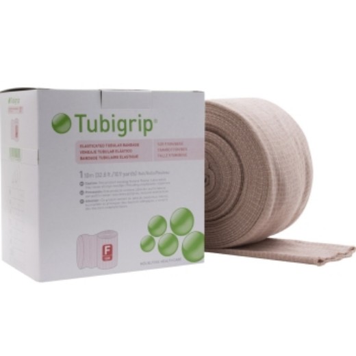 Picture of Tubigrip Tubular Bandage Size F 33-53cm Beige/Flesh 10m
