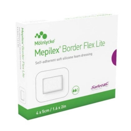 Picture of Mepilex Flex Lite 4 X 5cm With Border