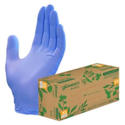 Picture of Avalon Biodegradable Nitrile Exam Gloves Extra Small - Powder Free