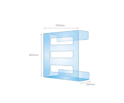 Picture of MUN Glove Dispenser Clear Acrylic 3 Tier