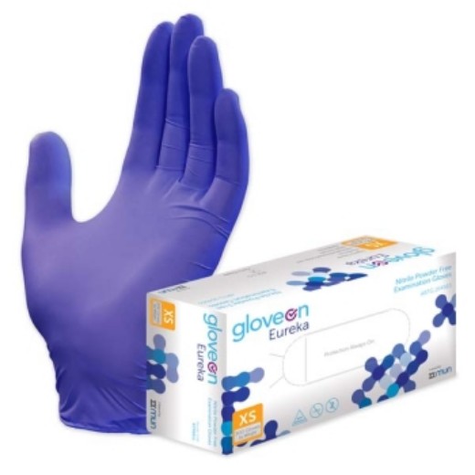 Picture of Eureka Nitrile Exam Glove Powder-Free - Extra Small