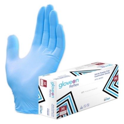 Picture of Reflex Nitrile Exam Glove Powder-Free - Medium