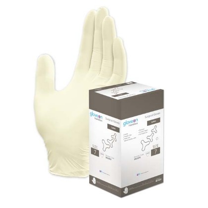 Picture of Hamilton Latex Sterile Powder Free Gloves Size 7