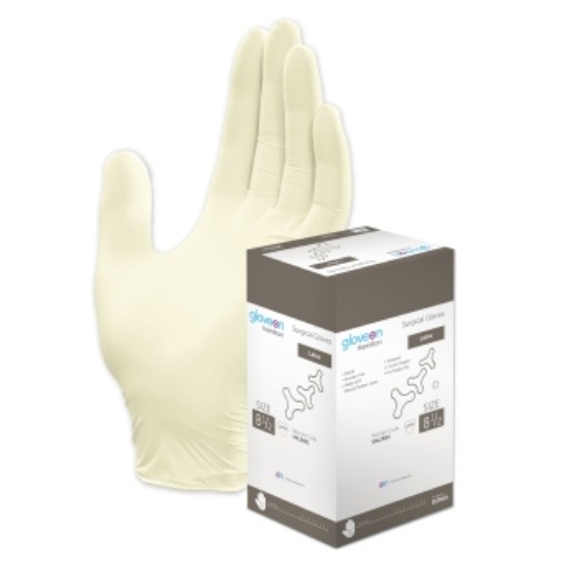 Picture of Hamilton Latex Sterile Powder Free Gloves Size 8.5