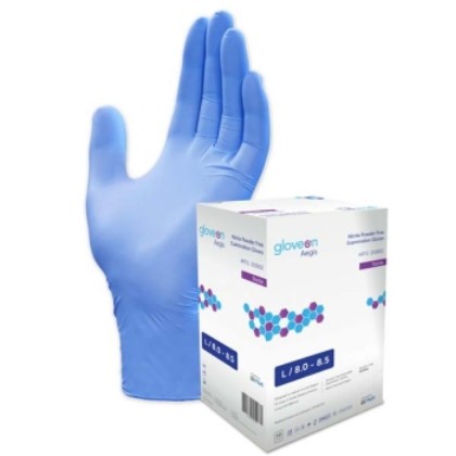 Picture of Aegis Nitrile Exam Gloves Sterile Powder Free Large