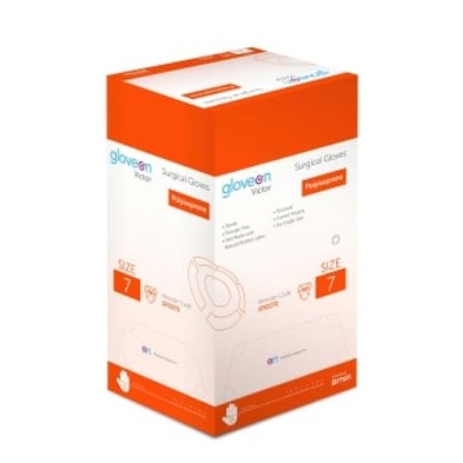 Picture of Victor Sterile Polyisoprene Surgical Gloves Powder Free Size 7
