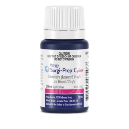 Picture of Surgi-Prep C+ PINK 30ml Chlorhexidine 2% And Ethanol 70%