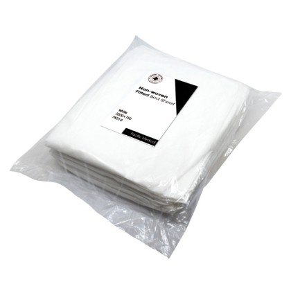 Picture of Bed Sheet Fitted 200 X 75cm Non-woven Universal White Disposable