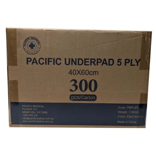 Picture of Pacific Underpads 5ply 60 X 40cm