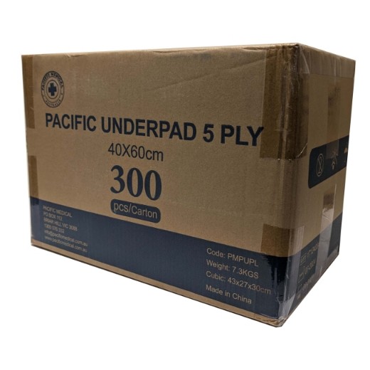 Picture of Pacific Underpads 5ply 60 X 40cm