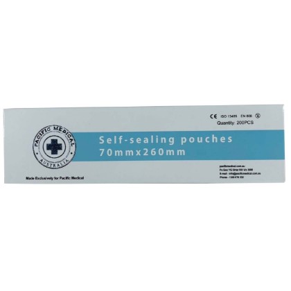 Picture of Autoclave Pouch 70 X 260mm Self Seal Pacific