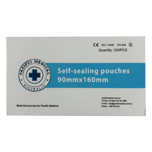 Picture of Autoclave Pouch 90 X 160mm Self Seal Pacific