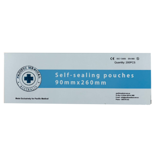 Picture of Autoclave Pouch 90 X 260mm Self Seal Pacific