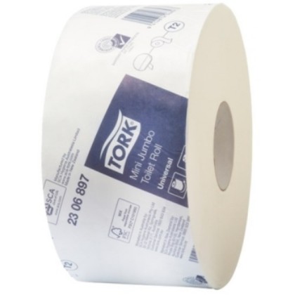 Picture of Tork Toilet Roll Mini Jumbo 2ply
