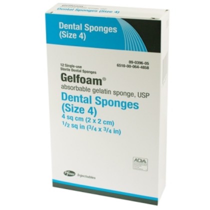 Picture of Gelfoam Sponge Square 12cm 4's