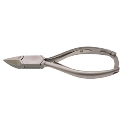 Picture of Ingrown Nail Nipper Box-Joint Double Spring Plain Handle With Lock Satin Finish 13.5Cm