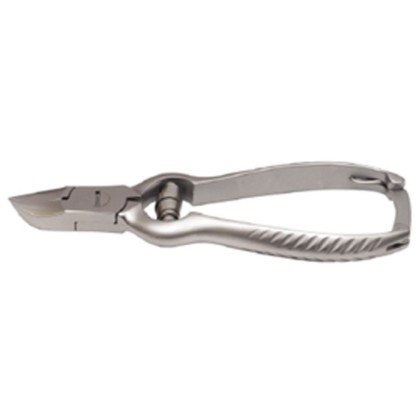 Picture of Nail Nipper Barrel Spring Lap-Joint Double Spring Plain Handle With Lock Satin Finish 11.5Cm