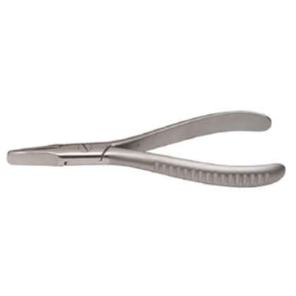 Picture of Nail Extracting Forceps Lap-Joint Double Spring Grooved Handle Satin Finish 13Cm