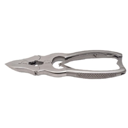 Picture of Double Action Nail Nipper Straight Jaw Box-Joint Printed Handle With Lock Double Spring Satin Finish 15Cm