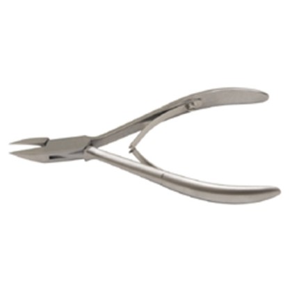 Picture of Ingrown Nail Nipper Standard Jaw Box-Joint Double Spring Plain Handle Satin Finish 13Cm