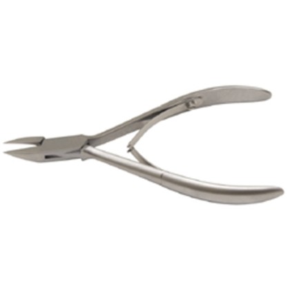 Picture of Ingrown Nail Nipper Standard Jaw Box-Joint Double Springed Plain Handle Satin Finish 15Cm
