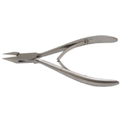 Picture of Ingrown Nail Nipper Fine Jaw Box-Joint Double Spring Plain Handle Satin Finish 11.5Cm