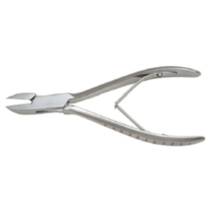 Picture of Ingrown Nail Nipper Standard Jaw Box-Joint Double Spring Plain Handle Satin Finish 15Cm