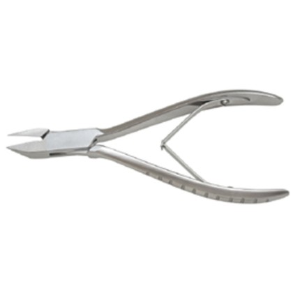 Picture of Ingrown Nail Nipper Fine Jaw Box-Joint Double Spring Plain Handle Satin Finish 13Cm