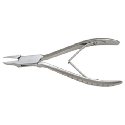 Picture of Ingrown Nail Splitter Reduced Jaw Box-Joint Double Spring Plain Handle Satin Finish 13Cm