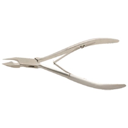 Picture of Cuticle Nipper Box-Joint Plain Handle Satin Finish Double Spring 10.5Cm Jaw 4Mm