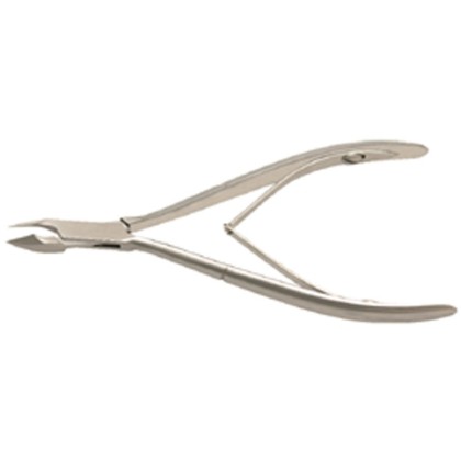 Picture of Cuticle Nipper Box-Joint Plain Handle Satin Finish Double Spring 11.5Cm Jaw 7Mm