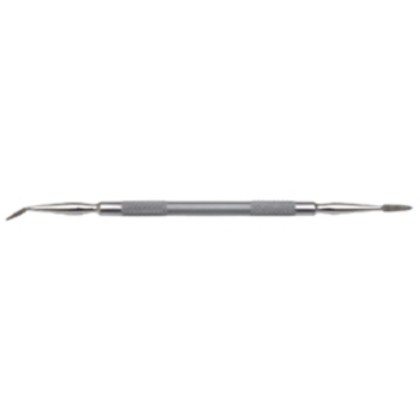 Picture of Black Nail File Fine Cut Oval Head 15Cm