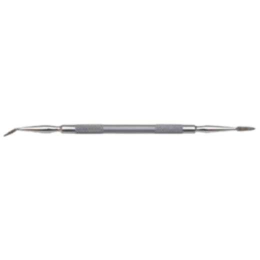 Picture of Black Nail File Fine Cut Oval Head 15Cm