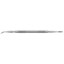 Picture of Black Nail File Fine Cut Oval Head 15Cm
