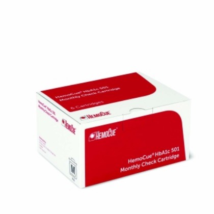 Picture of HemoCue HbA1c 501 Monthly Check Cartridge
