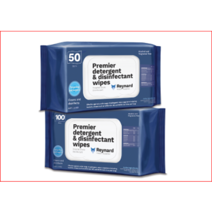 Picture of Premier Detergent And Disinfection Wipes Soft Pack 33 X 22cm
