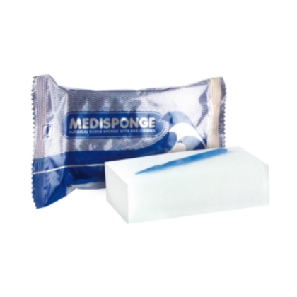Picture of Medisponge With Chlorhexidine With Nail Cleaner 73 X 53 X 26mm