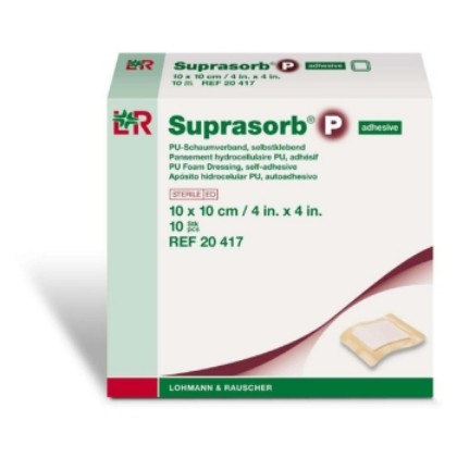 Picture of SUPRASORB P ADHESIVE 10CM X 10CM