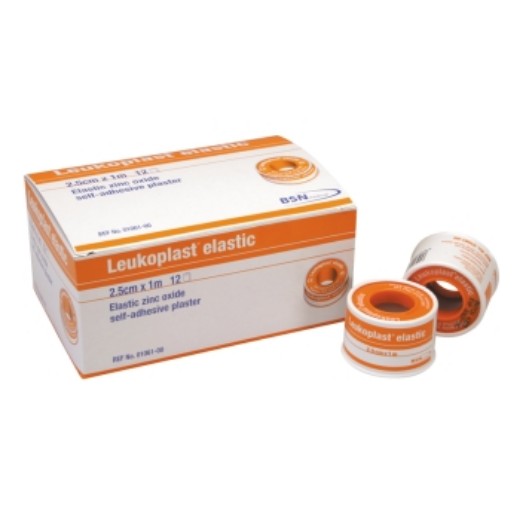 Picture of Leukoplast Elastic Zinc Oxide Tape Tan 2.5cm X 1m