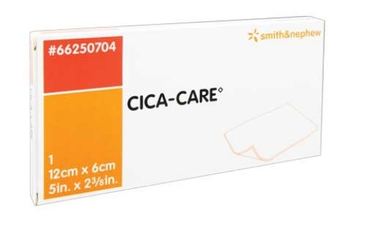 Picture of Cica-Care 12 X 6cm Adhesive Silicone Sheet Dressing