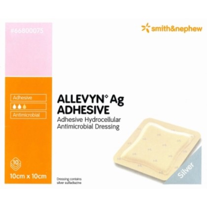 Picture of Allevyn Ag Adhesive Dressing 10 X 10cm
