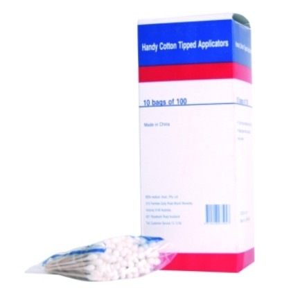 Picture of Handy Cotton Tips 7.5cm Single Ended Non-Sterile