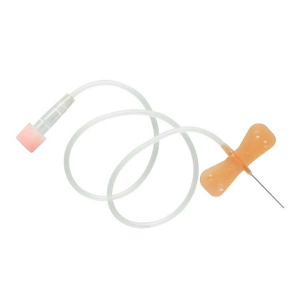 Picture of Surflo Winged Infusion Sets 25G X 19mm Long Tube 30cm Orange