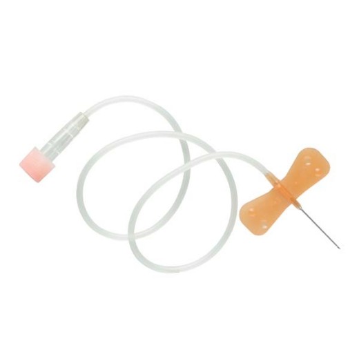 Picture of Surflo Winged Infusion Sets 25G X 19mm Long Tube 30cm Orange