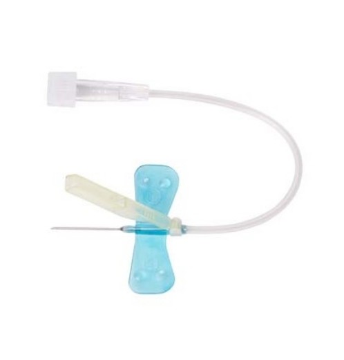 Picture of Surshield Winged Infusion Sets - Safety 23G X 19mm Short Tube 9cm Blue