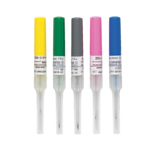 Picture of Surflo IV Catheters 18G X 32mm Green