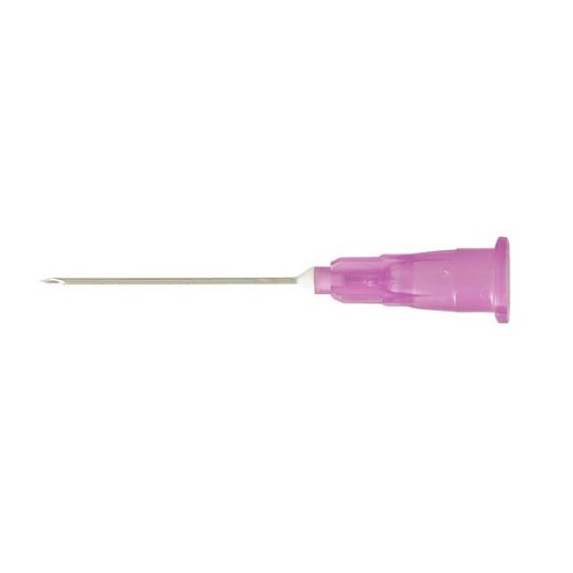 Picture of Agani Hypodermic Needles 24G X 25mm Purple