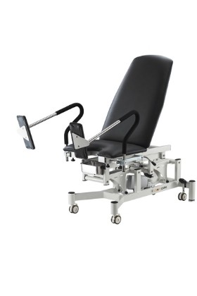 Picture of Gynaecology Table 3 Section With Foot Pads; Stirrups And Leg Extensions Black